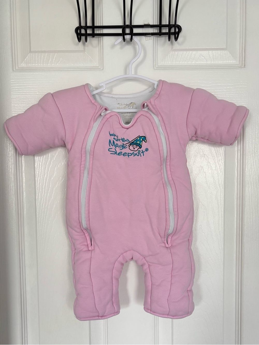 Small Baby Merlin’s Magic Sleepsuit Pink